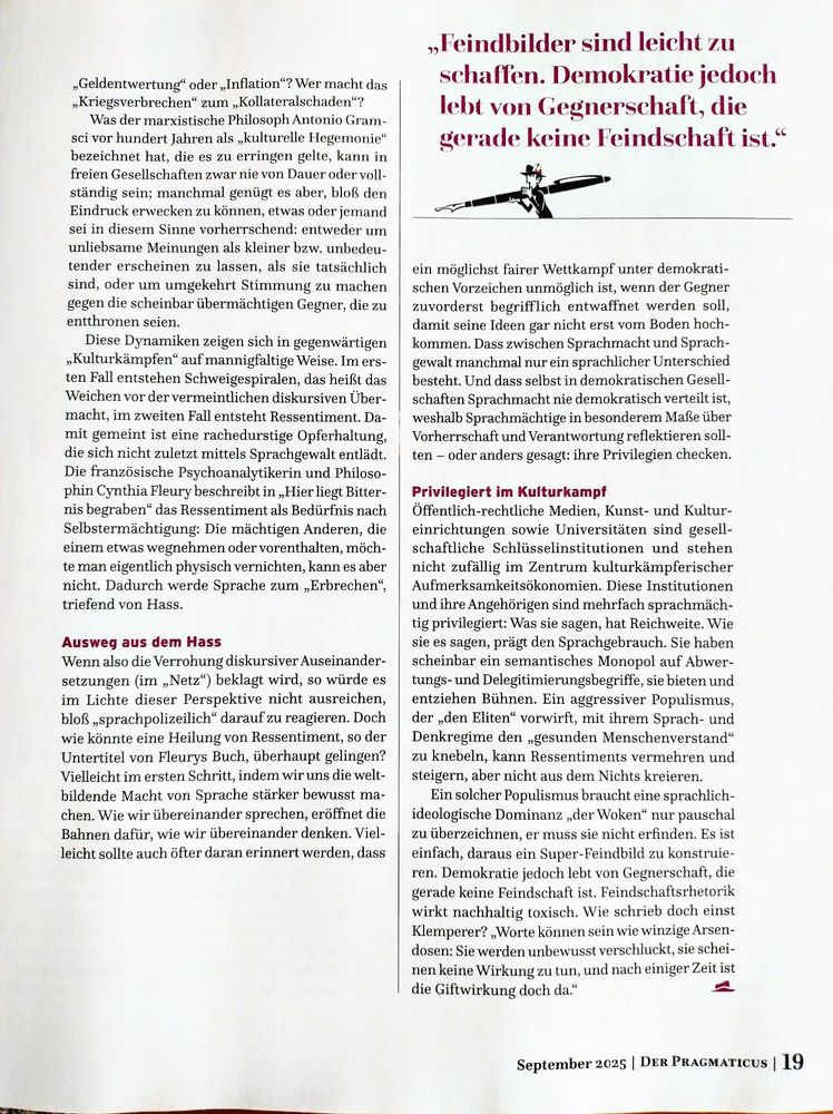 Quelle: Der Pragmaticus, 7/2025, S 19