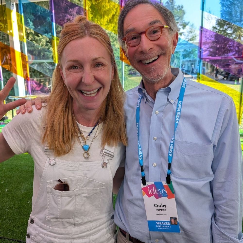 Christina Tosi with Corby Kummer at Aspen Ideas festival, June 2025