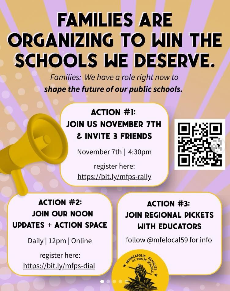 Describes actions MPS parents can take this week, during MFE and MPS contract negotiations.