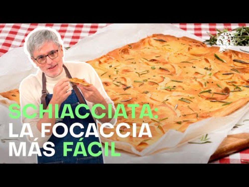 Schiacciata, la focaccia más fina, crujiente y fácil de preparar | EL COMIDISTA