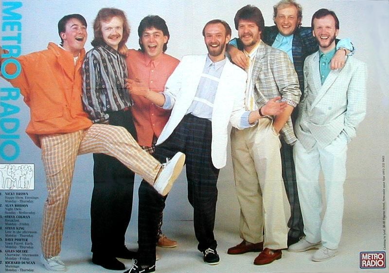 Metro Radio personality poster 1980s