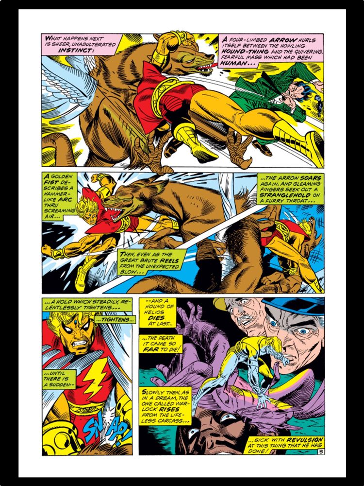 Gil Kane art from Power of Warlock #1