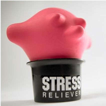 1980s stress reliever squeeze head
