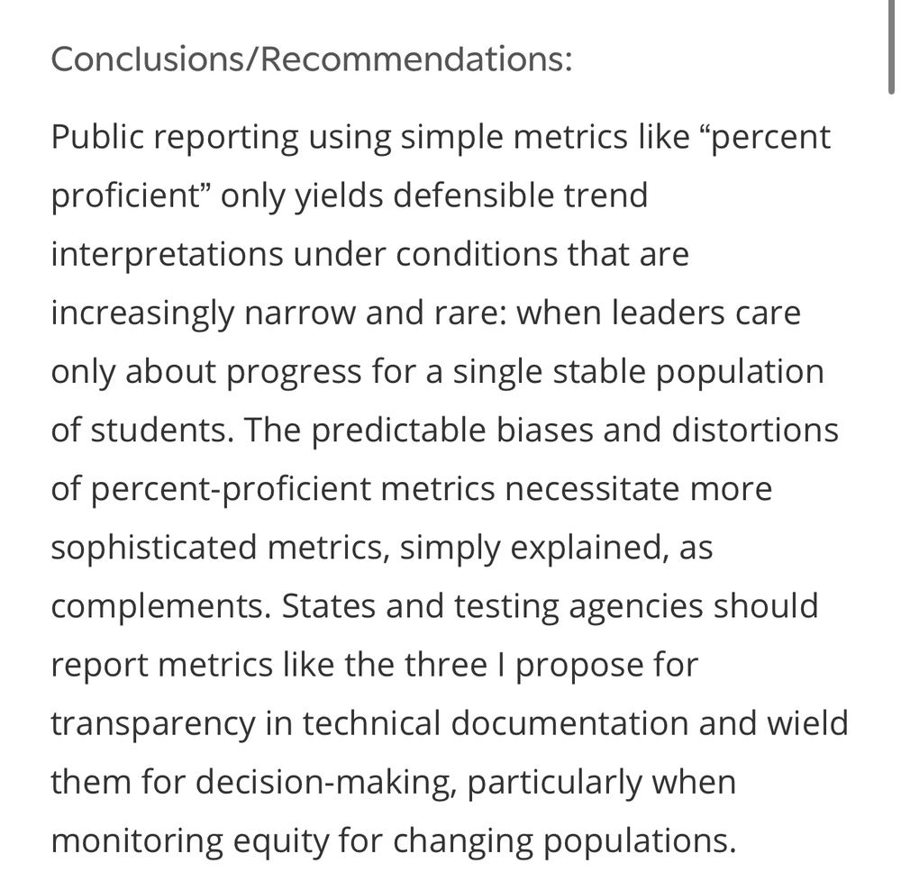 Abstract excerpt, Andrew Ho TCR 2025 paper 