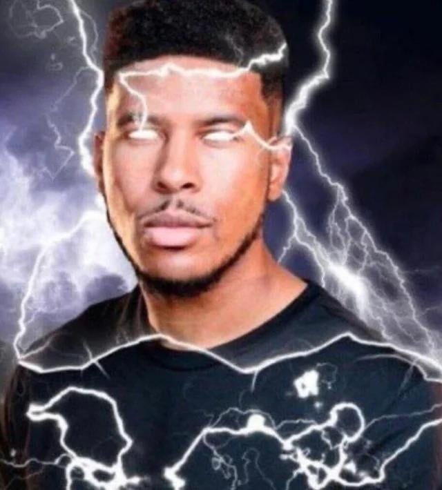 LTG surrounded by lightning