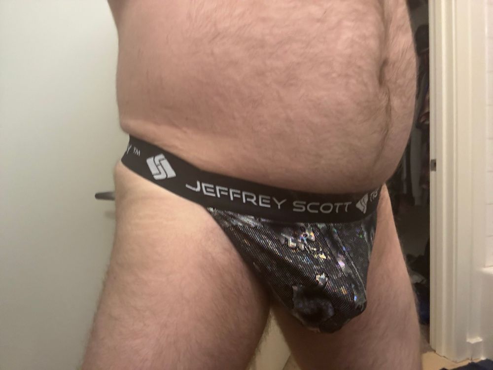 Picture of real-life me in a bulgy jockstrap that barely fits anymore