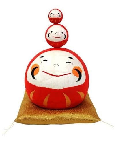 Daruma en papier mâché.