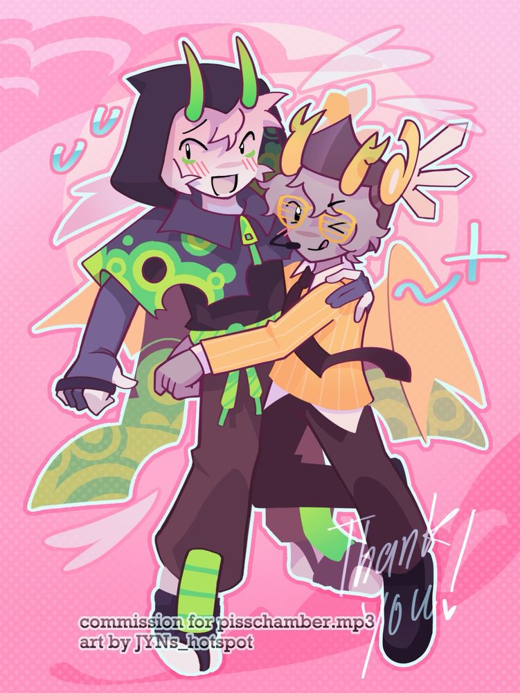 Shuriken and Valk from the Roblox game PHIGHTING! being super cute together