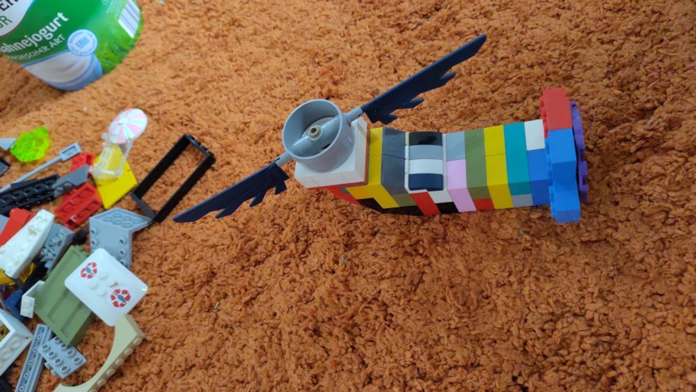A Lego wind generator