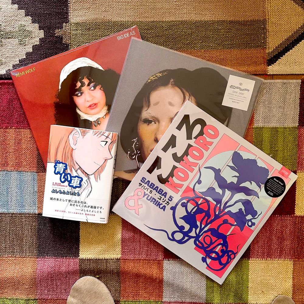 Exclusive Baby Blue Vinyl / Remi Wolf
Saya / Saya Gray
Kokoro /Sababa 5 & Yurika
完本 青い車 /よしもとよしとも