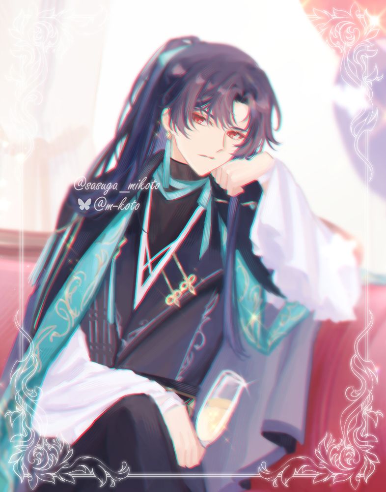 My OC, Kagami, in formal wear!