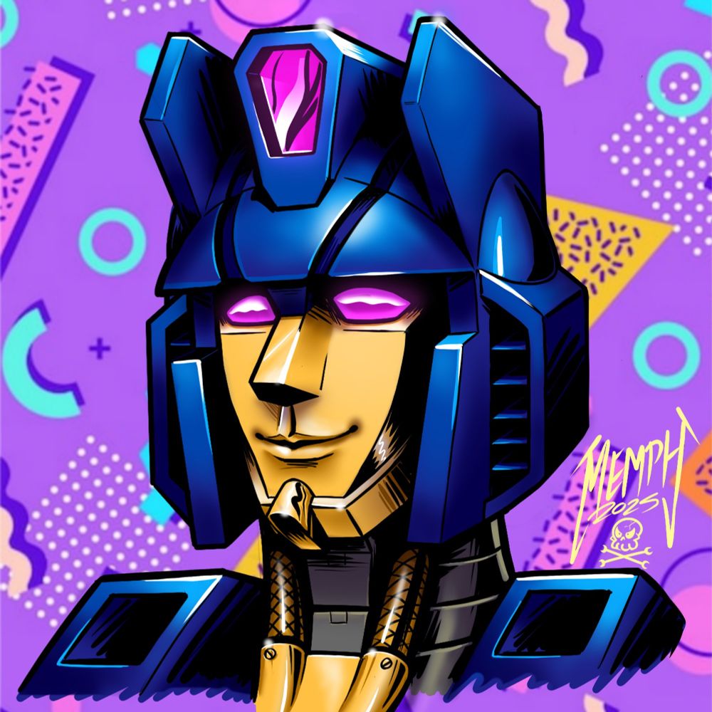 Thunderclash - Character Headshot, Full Digital Render