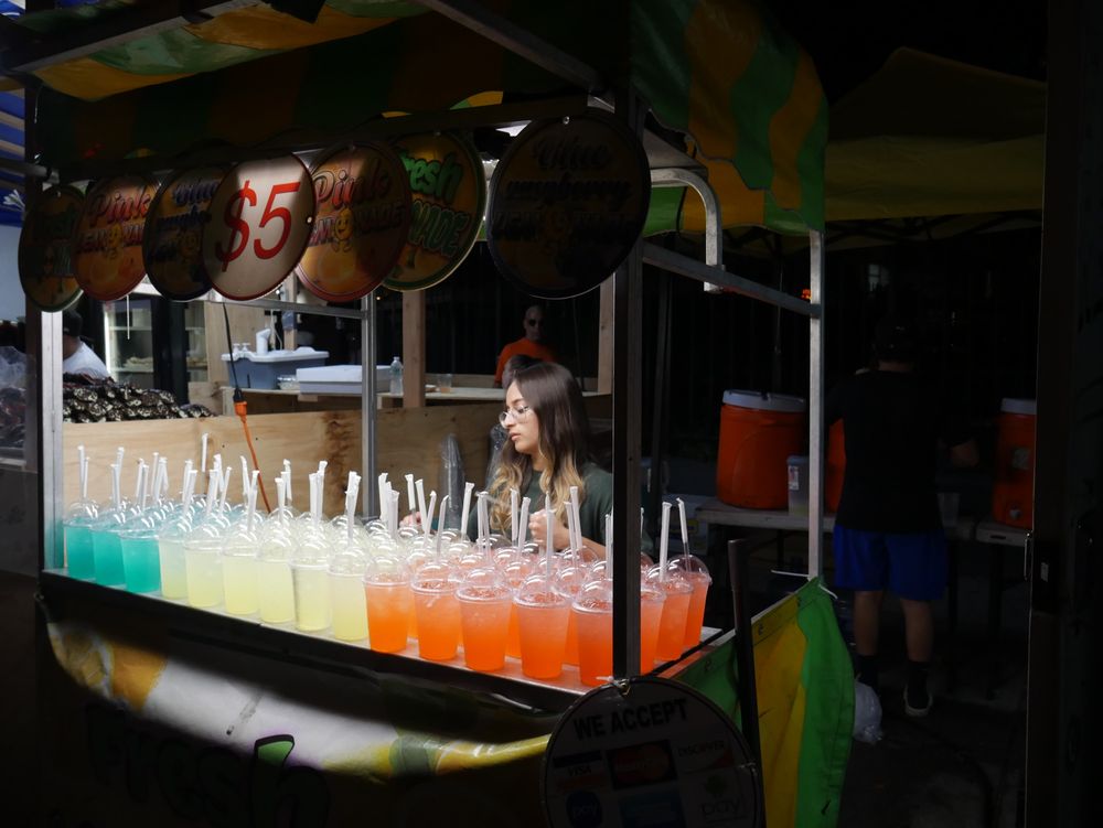 Prepping the $5 drinks