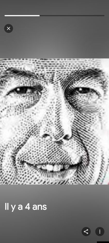 Dessin de giscard en très gros plan trouvé dnas ma galerie