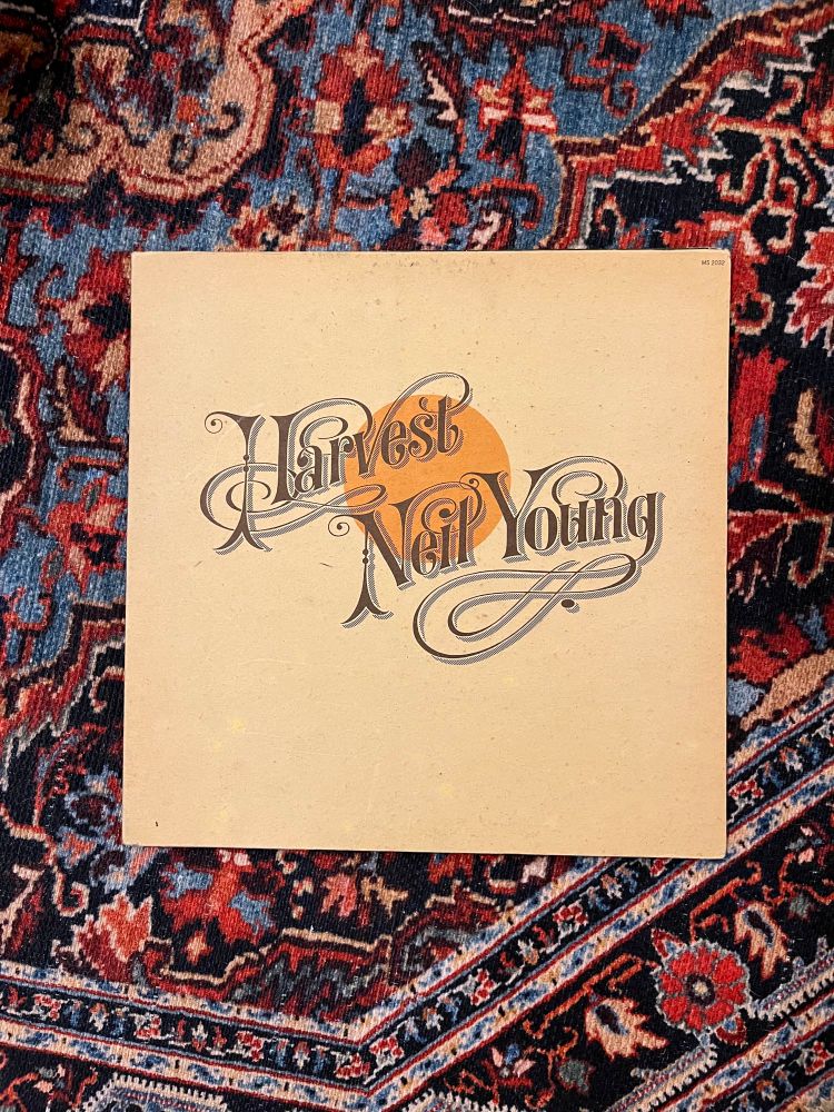 Neil young harvest album cover art 