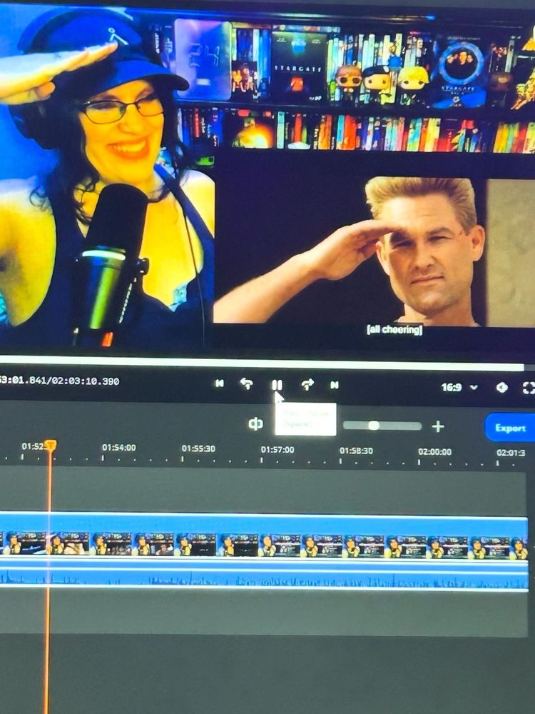 a picture of me reacting to the film Stargate 