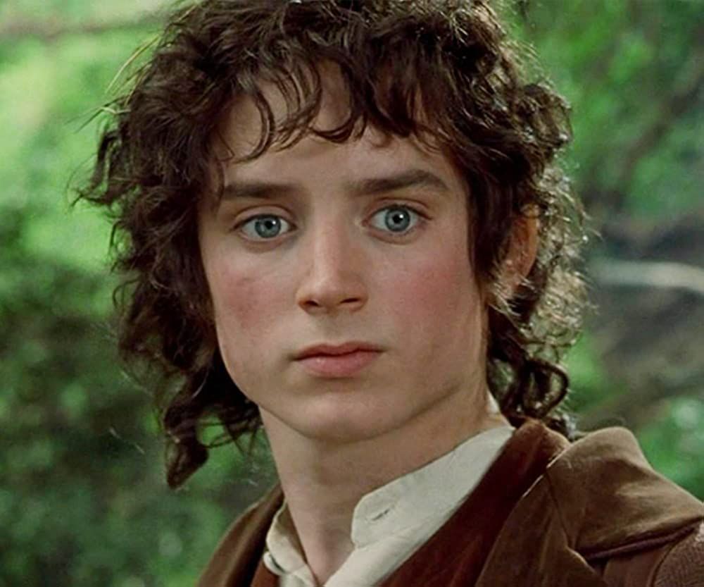 Frodo Baggins from The Lord of the Rings film franchise as played by Elijah Wood