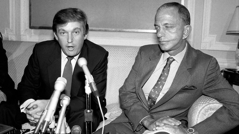 Donald Trump and Roy Cohn