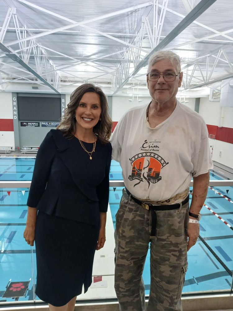 Governor Gretchen Whitmer of Michigan and... ME.