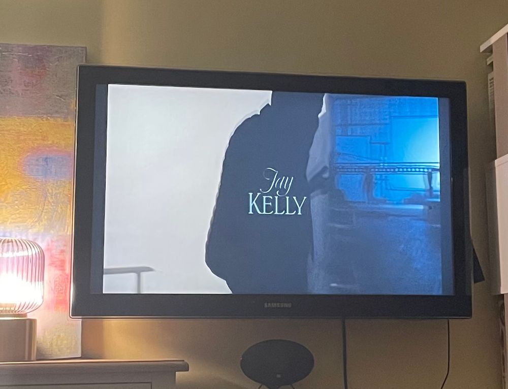 Title card to the film Jay Kelly