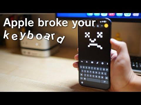 It's Not Just You - The iOS Keyboard is Broken
