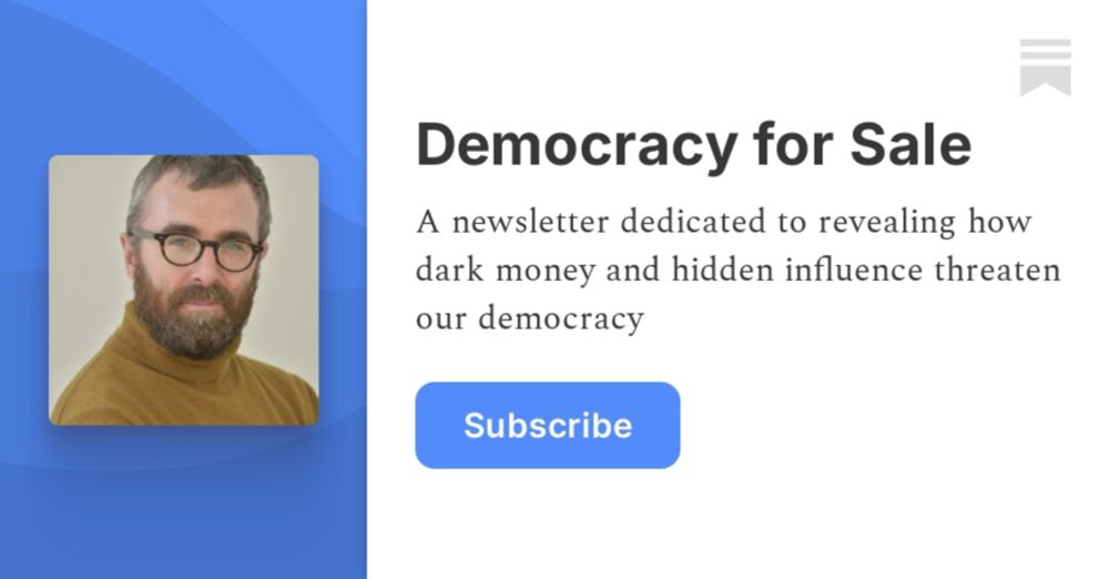 Democracy for Sale | Peter Geoghegan | Substack