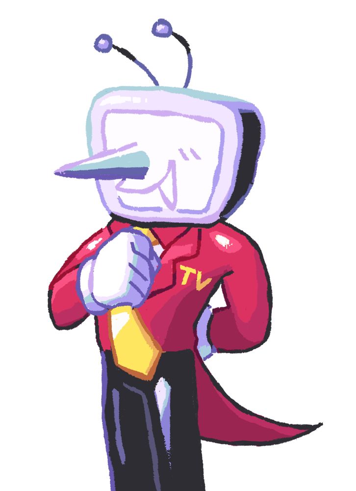 drawing of Tenna Deltarune