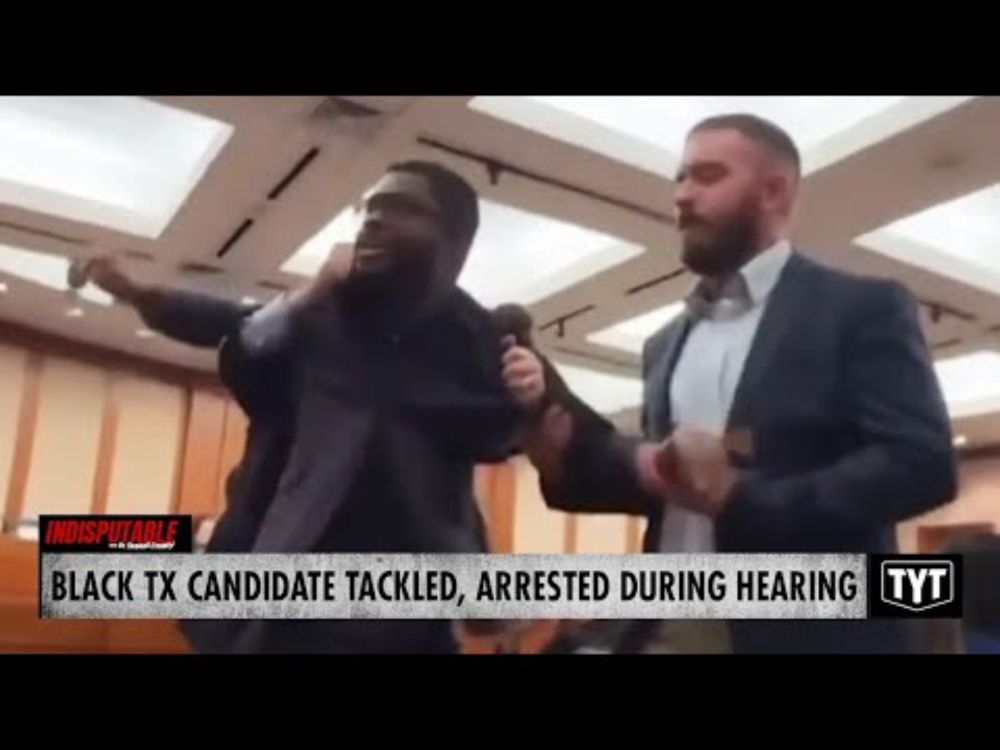 Black Congressional Candidate TACKLED After Dropping Truth Bomb On Republicans