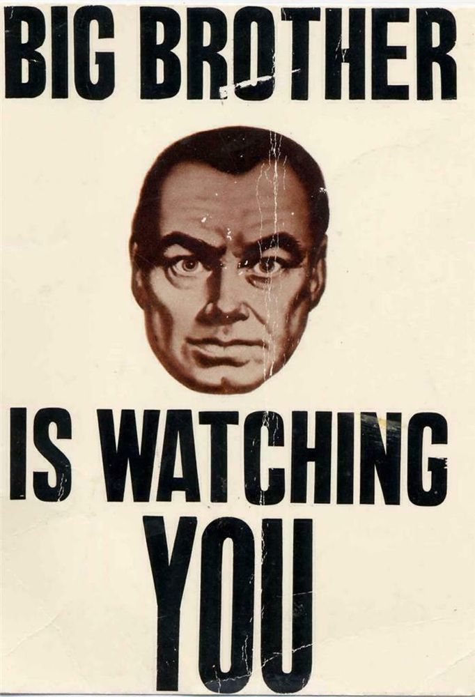 “Big Brother Is Watching You” – The Enduring Symbol of Orwellian Surveillance

This image displays one of the most iconic pieces of visual propaganda in modern literature and political commentary: the chilling phrase “BIG BROTHER IS WATCHING YOU” beneath a stern, all-seeing face. First conceived in George Orwell’s 1984, published on June 8, 1949, this phrase embodies the central mechanism of authoritarian control in the fictional state of Oceania. The face—typically rendered with exaggerated features, furrowed brows, intense eyes, and a neutral mouth—represents Big Brother, the omnipresent, omnipotent figurehead of the totalitarian regime. Although never confirmed to exist within the story, Big Brother operates as both god and tyrant, a psychological weapon used to enforce obedience, suppress dissent, and maintain a state of perpetual fear.

The simple yet stark design of the image is deliberate. The use of bold, black capital letters conveys an unyielding tone, giving the message the weight of law. The central eye contact of the portrait creates an illusion that the viewer is constantly being observed, reinforcing the themes of constant surveillance and the loss of privacy. The aesthetic is militaristic, direct, and devoid of warmth—meant to control rather than comfort.

This transcended the pages of Orwell’s novel and entered public consciousness as a universal symbol of state overreach and digital surveillance. In the post-9/11 world, during debates over the Patriot Act, facial recognition technology, government data collection, and corporate surveillance capitalism, the phrase has been reused in protests, graffiti, and political cartoons across the globe. It remains a stark reminder of how technology, when unchecked, can become a tool for repression.

“Big Brother is watching you” endures as a universal shorthand for the perils of unchecked authority. It continues to remind us that freedom is fragile—and vigilance against oppression is a responsibility of all.