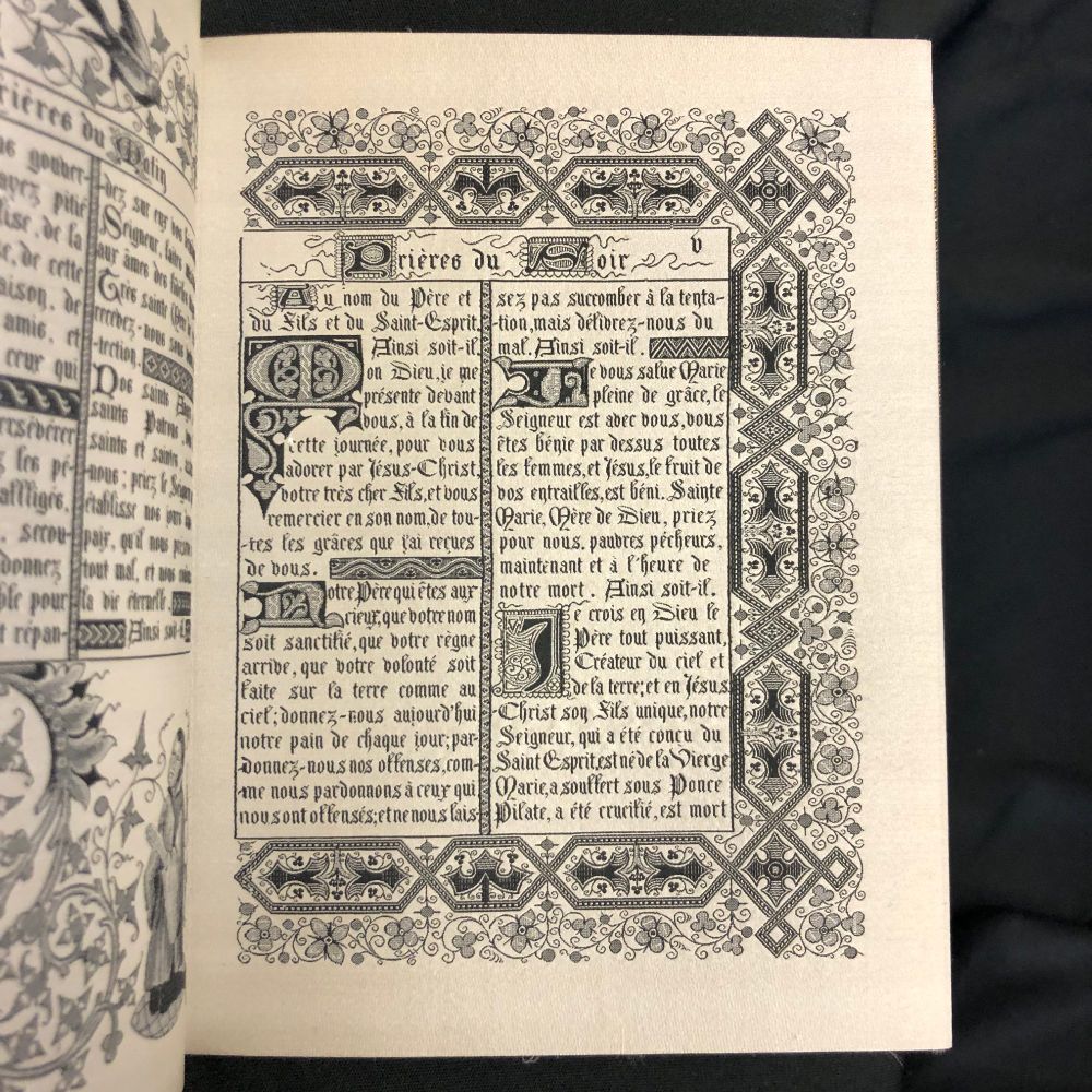Close up of highly-illustrative page of text