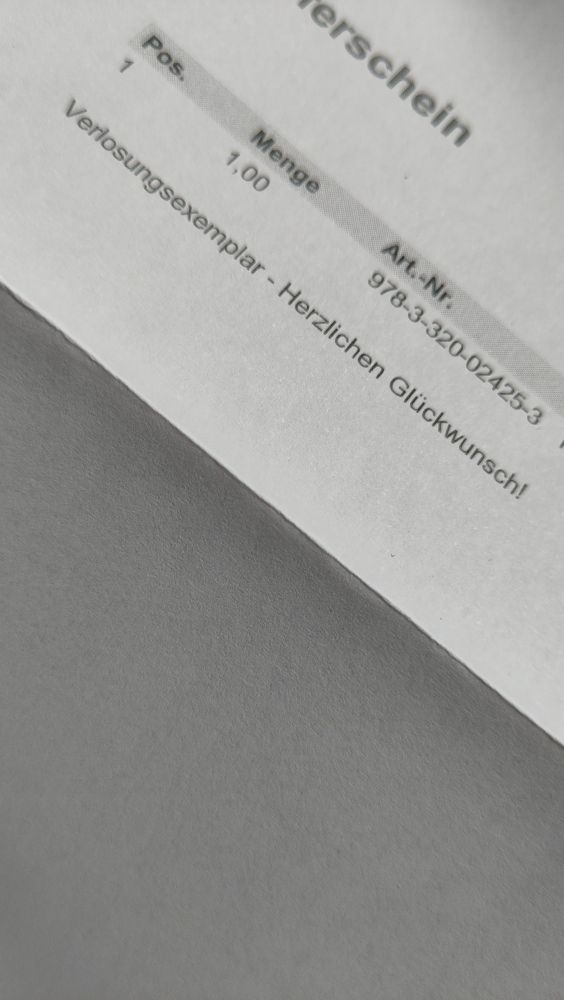 Lieferschein über das Verlosungsexemplar der Marx Engels Werke Teil 3 aus dem Karl Dietz Verlag Berlin