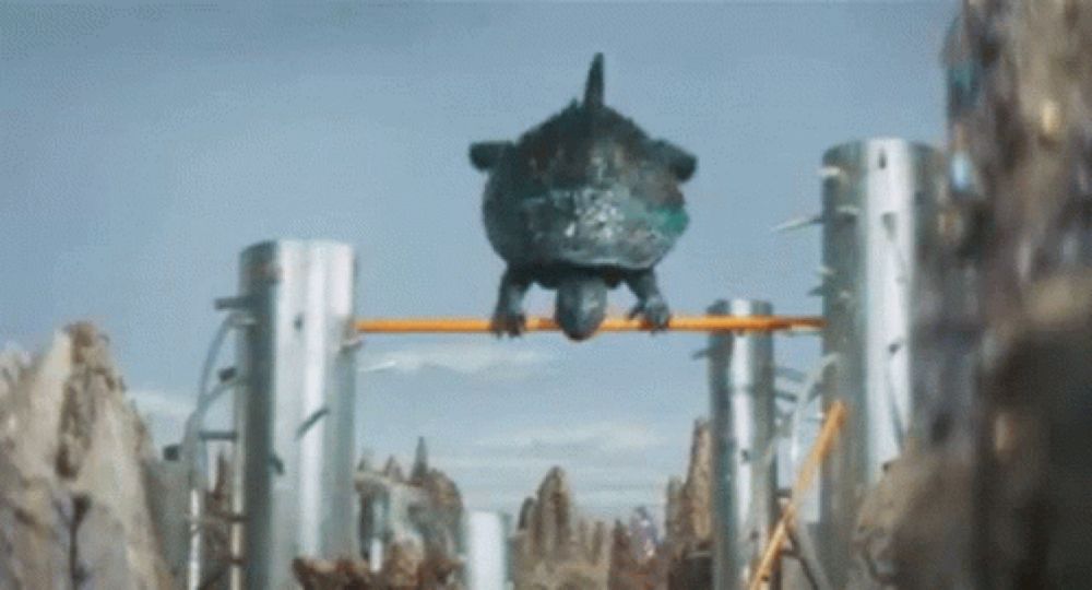 Gamera Guiron GIF - Gamera Guiron Turtle - Discover & Share GIFs