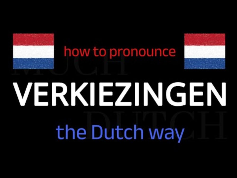 Learn How To Say ELECTIONS (VERKIEZINGEN) in Dutch in Seconds!