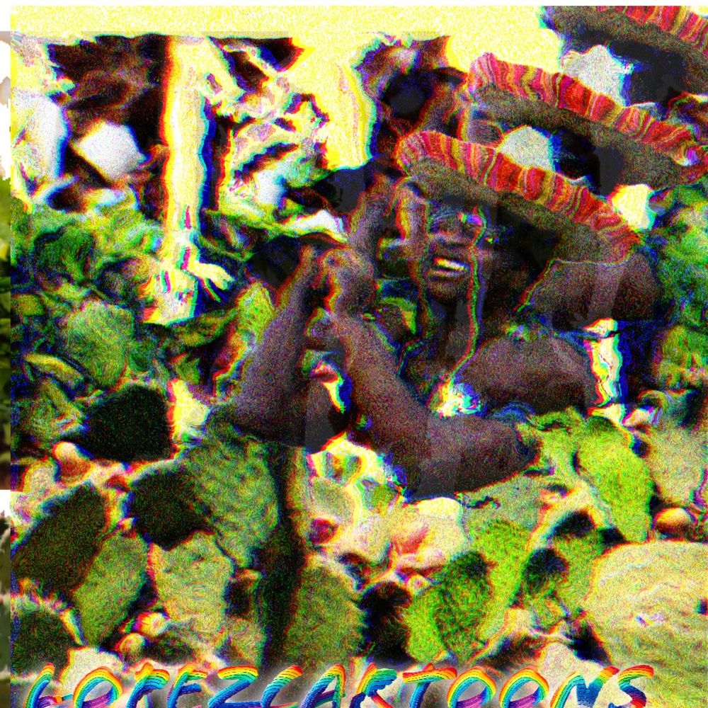 Glitch art with a Mexican theme 