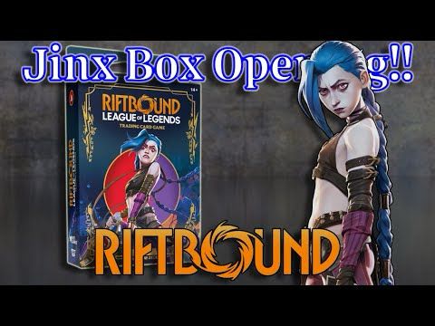 Riftbound: Jinx Champion Deck Opening  #riftbound  #leagueoflegends #arcane