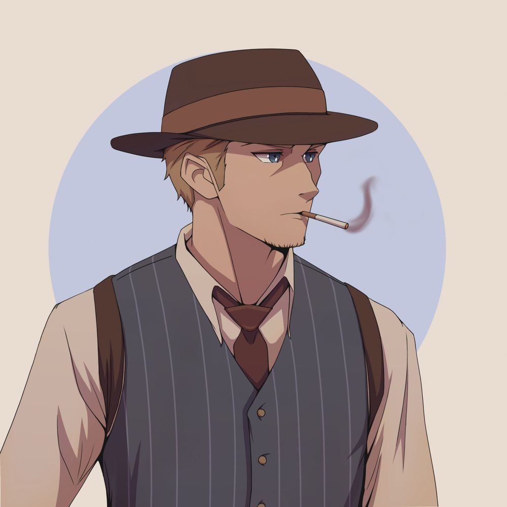 idek man, some ai slop of an anime 1920s nickel detective??