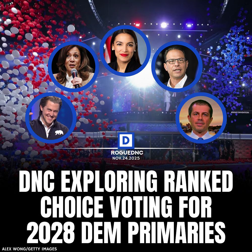 According to Axios, DNC chair Ken Martin and other top Democrats are quietly exploring ranked choice voting for the 2028 primaries the same system that helped elect Zohran Mamdani in NYC.

Supporters say it would unite the party, cut down on “wasted” votes, and give grassroots candidates a fairer shot. Rep. Jamie Raskin told Axios the system “favors positive politics rather than negative politics,” helping avoid the bitterness of past primaries like in 2016.

Some DNC members, however, warn it could complicate voting and drag out the process. The plan would still need major approval from national and state parties to move forward.


Do you prefer ranked choice voting system or do you prefer a plurality voting system ? 