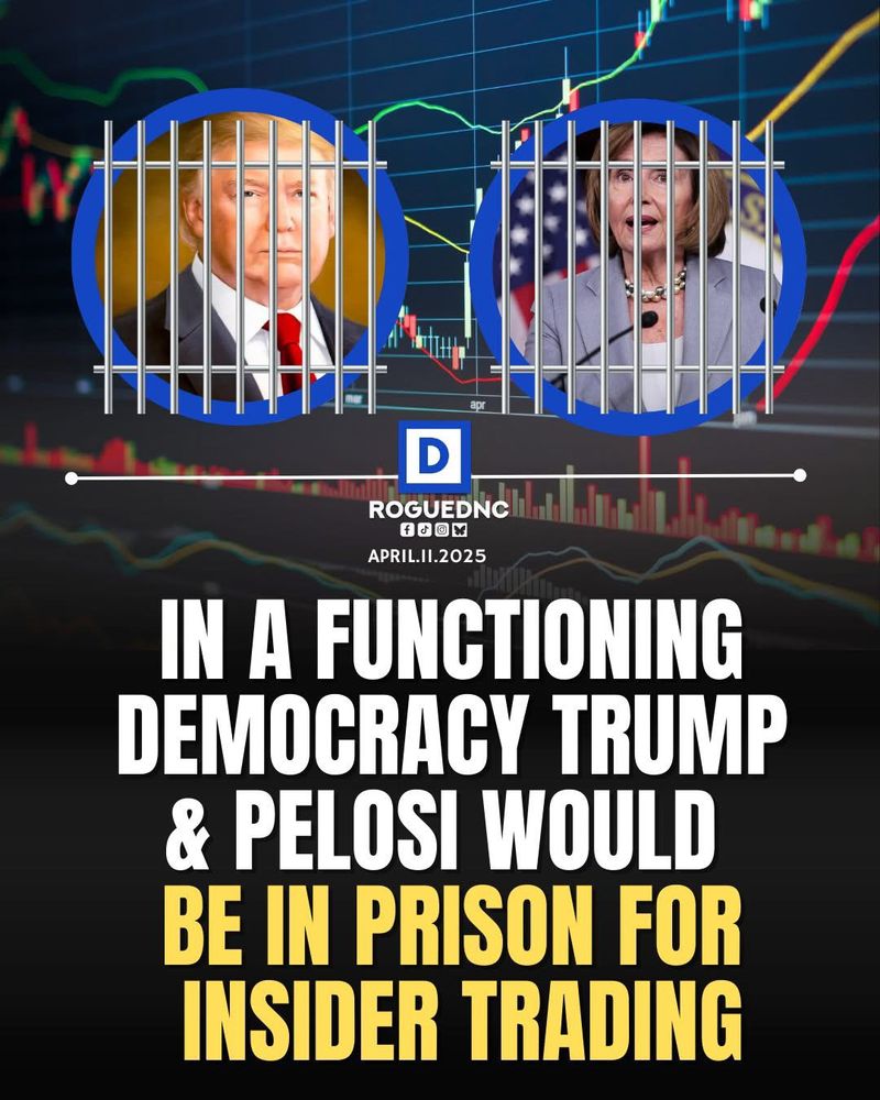 Donald Trump and Nancy Pelosi have both faced serious accusations of insider trading — when someone uses private, non-public information to buy or sell stocks before the public knows, allowing them to profit unfairly.

Trump is being scrutinized for manipulating the stock market through sudden tariff policy shifts. In April 2025, he paused tariffs on nearly all countries except China, causing the stock market to spike.

This isn’t the first time Trump has played the market with tariff bluffs. Earlier las month, he repeatedly made threats — like imposing tariffs on Canada and Mexico — only to back off later. Each time, markets reacted sharply, and questions were raised about who knew in advance and who made money from it. These tactics have sparked concern that Trump is using policy announcements not for strategy, but for financial gain.

Pelosi has also been under fire. In 2024, her husband sold over $500,000 in Visa stock right before the Justice Department filed an antitrust lawsuit against the company. That lawsuit made the stock drop, raising red flags. Her household has also traded stocks in companies like Nvidia just before Congress voted on bills that directly impacted those industries. Pelosi says she doesn’t control or discuss trades — but the pattern has raised serious ethical questions.

Let’s be real: these two aren’t just public servants — they’re stock market insiders who do politics on the side.

#insidertrading #Trump #Pelosi #corruption #stockmarket #politics #congress