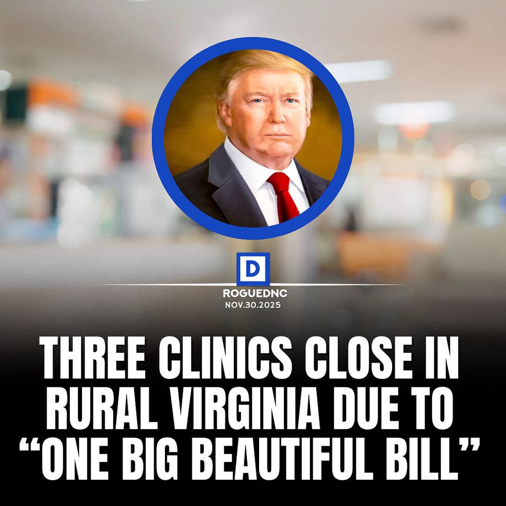 Augusta Health is closing three medical clinics in Virginia’s Shenandoah Valley because of changes caused by Congress’s “One Big Beautiful Bill Act.”

The closures include two primary care clinics and one urgent care center in Buena Vista, Churchville, and Weyers Cave. The health system said the decision is part of its response to expected Medicaid enrollment losses and changes to hospital funding created by the new federal law.

Some patients will now have to travel at least 10 miles to reach another clinic, while others will have to go even farther for urgent care. Augusta Health says it may use a mobile clinic in some areas, but it is unclear how often that will happen.

The district’s representative, @repbencline , voted in favor of “The One Big Beautiful Bullshit” this Summer.