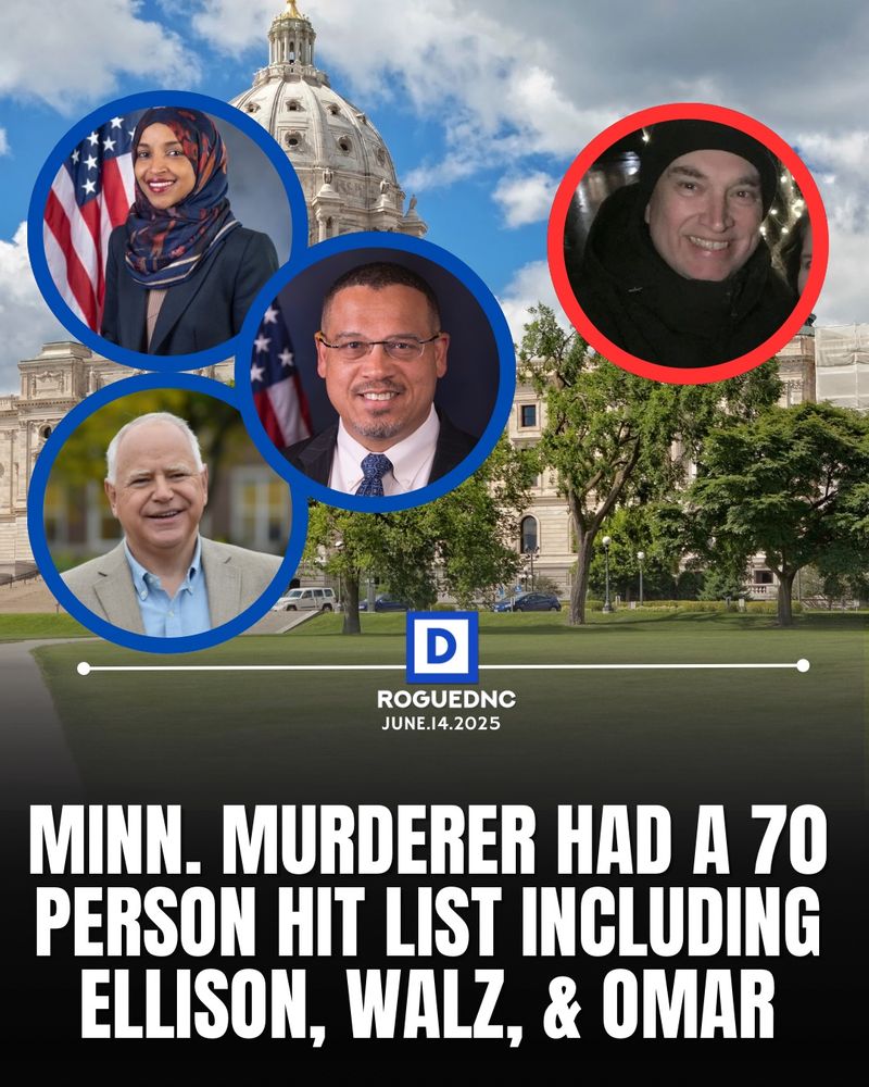 Police have confirmed they found a 70-person hit list in the car of the Minnesota shooter. The list included top Democrats like Governor Tim Walz, Congresswoman Ilhan Omar, Senator Tina Smith, and Attorney General Keith Ellison, along with other political leaders and abortion providers.

The suspect used a fake police car and tactical gear in what officials now call a politically motivated assassination plot. One lawmaker was killed, another seriously wounded. A massive manhunt is still underway.

Authorities believe the suspect is Vance Luther Boelter, 57, a former appointee of Minnesota Governor Tim Walz to the Governor’s Workforce Development Board.

#Minnesota