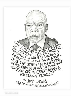 Quote from John Lewis - Agitator, Activist, Statesman, Sage