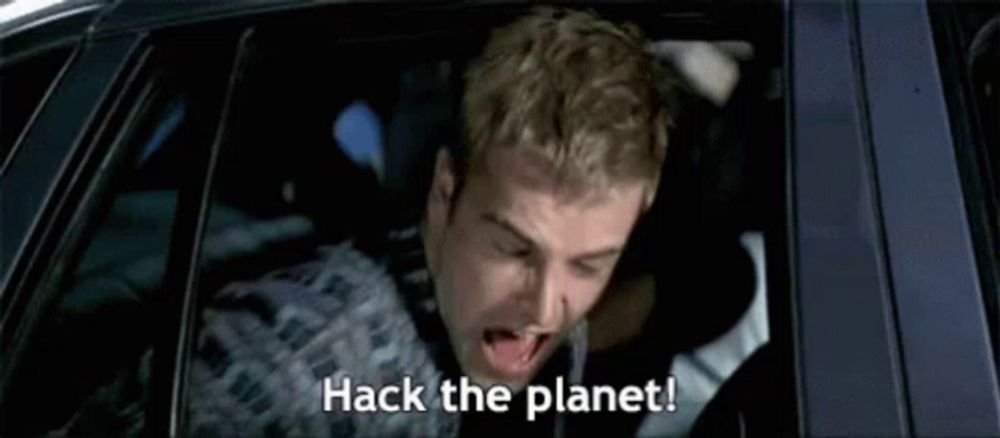 Anonymous Hack The Planet GIF