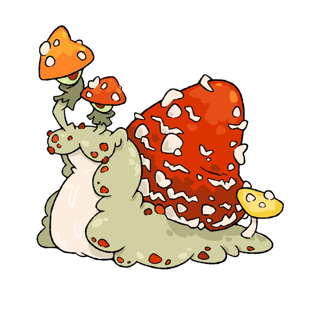 mushroom snail