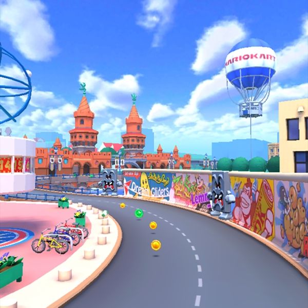 The Berlin Wall as seen in Berlin Byways 3 from Mario Kart Tour