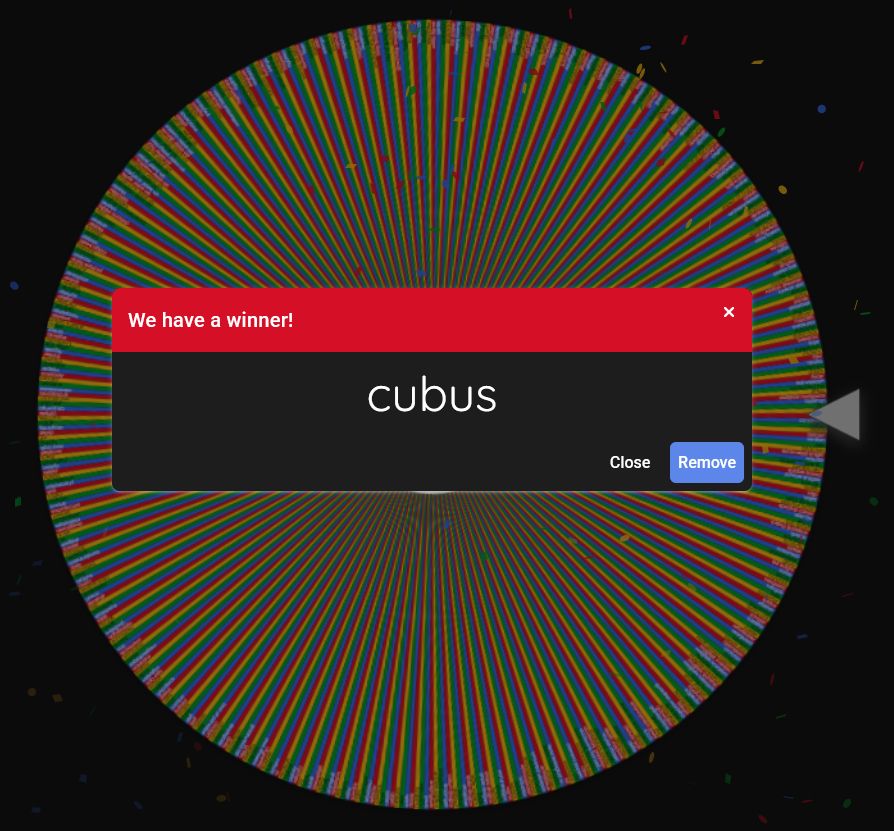 Massive monster filled wheel of names has chosen Cubus