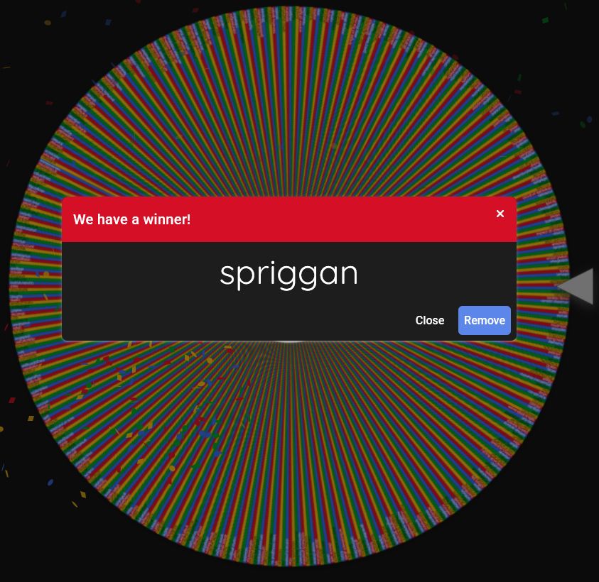 Monster filled wheel of names has revealed Spriggan