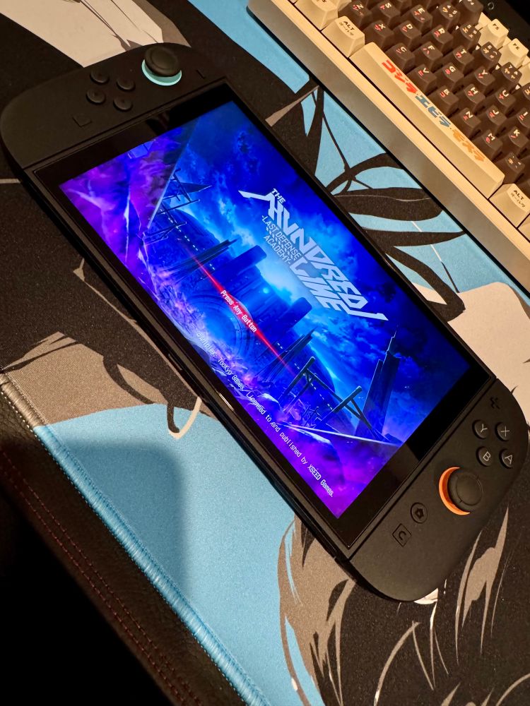 The Hundred Line: Last Defense Academy title screen on switch 2