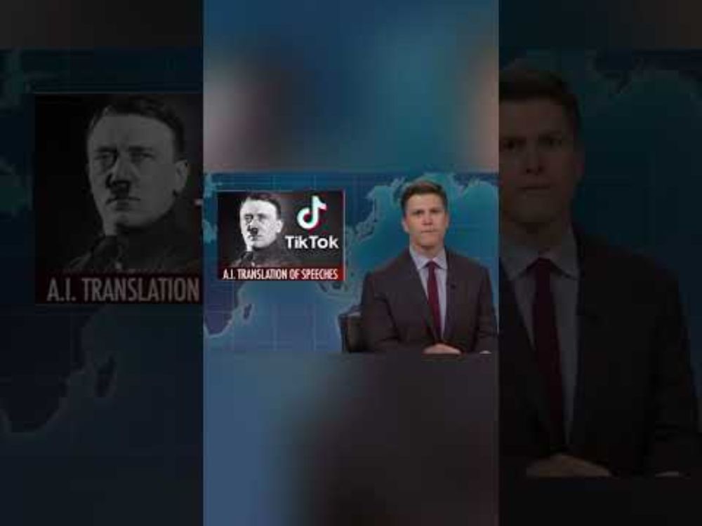 SNL Weekend Update AI Translation of Hitler Speech