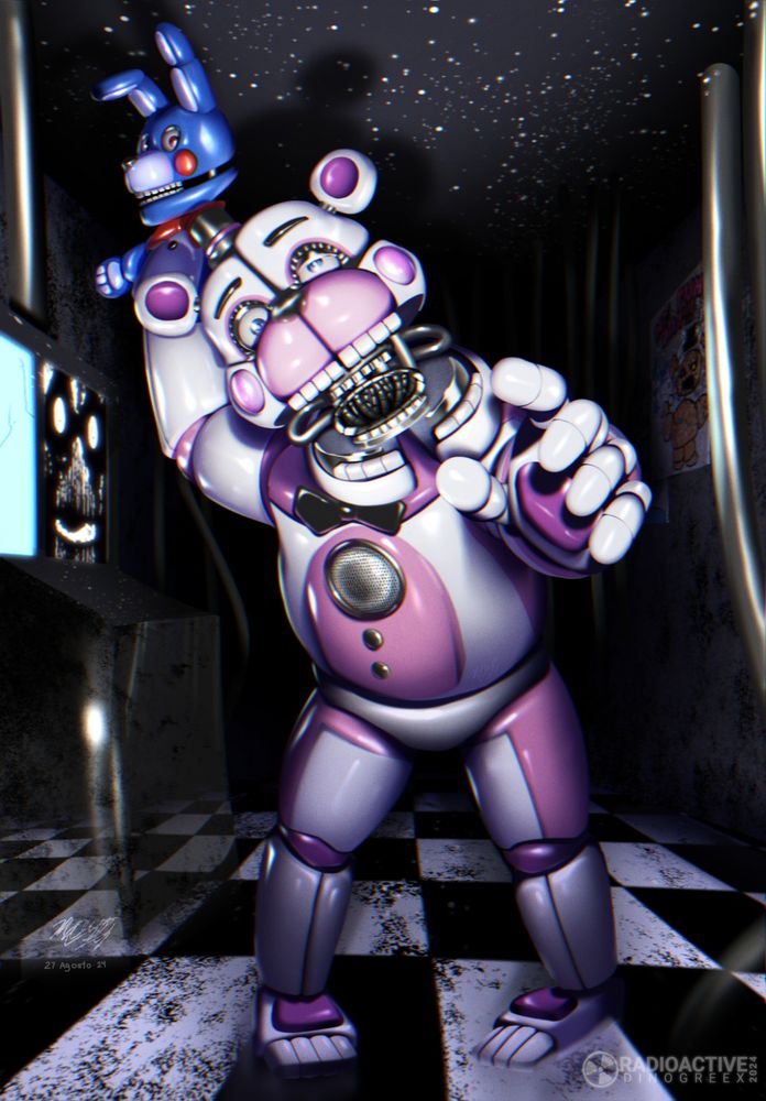 Funtime Freddy with Bon bon