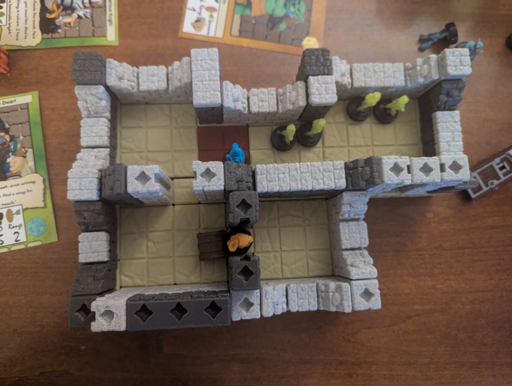 Dungeon 1-3, made it to the treasure room, now have to make it back out.
